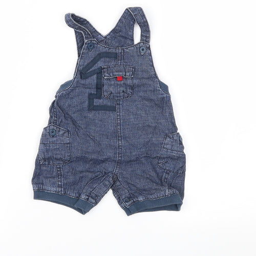 TU Baby Blue  Denim Romper One-Piece Size 3-6 Months