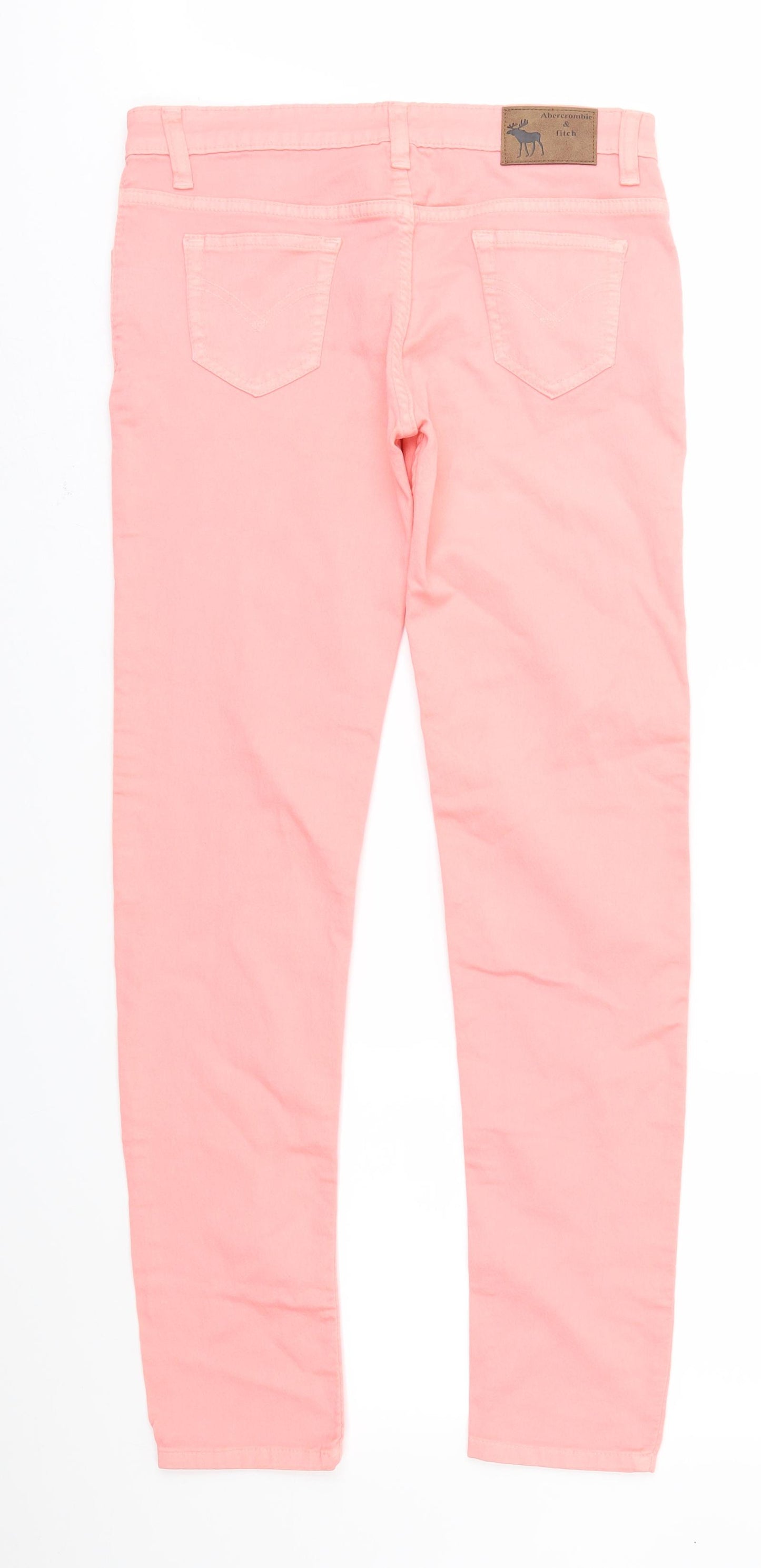 Abercrombie & Fitch Womens Pink  Denim Skinny Jeans Size 32 in L30 in