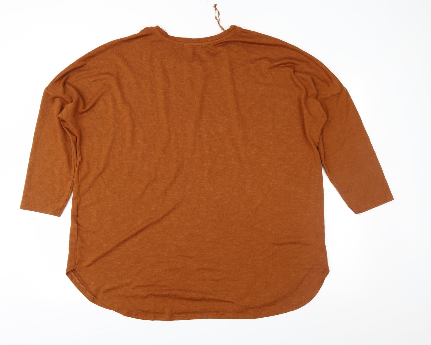 Papaya Womens Brown  Knit Pullover Jumper Size 18