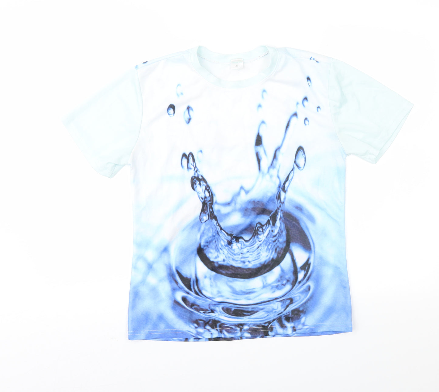 Devin Du Womens Blue   Basic T-Shirt Size M