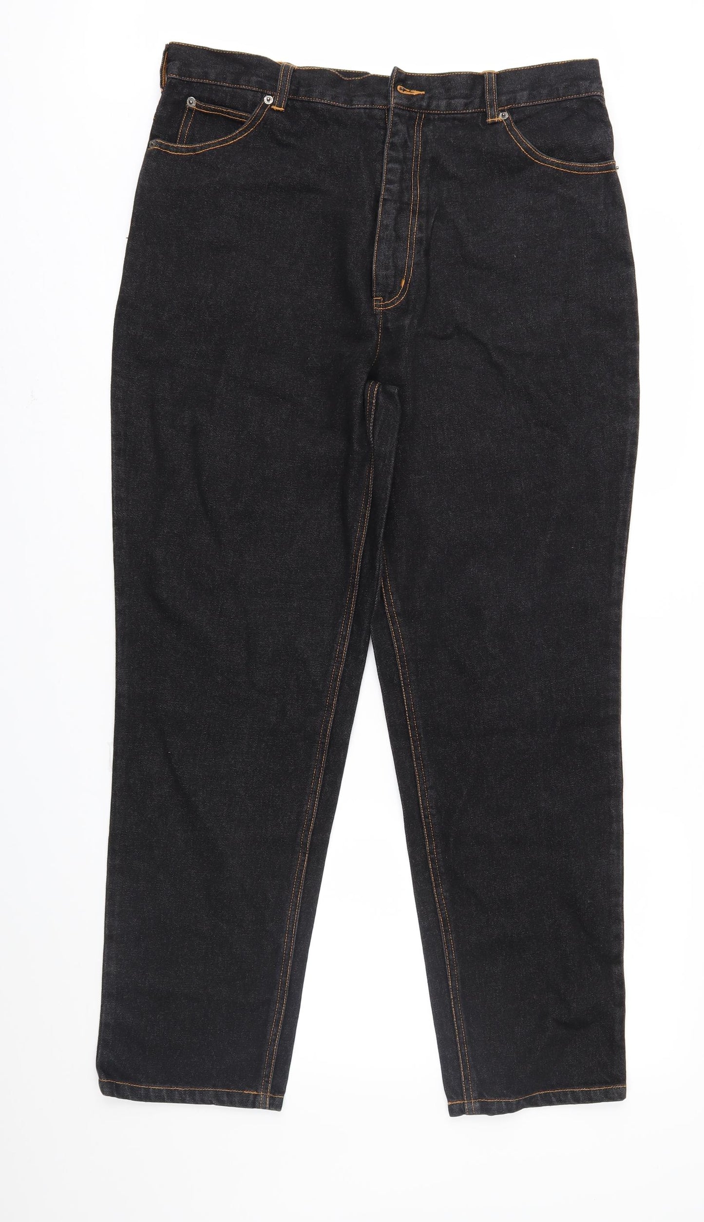 Nevada Womens Black  Denim Straight Jeans Size 18 L29 in