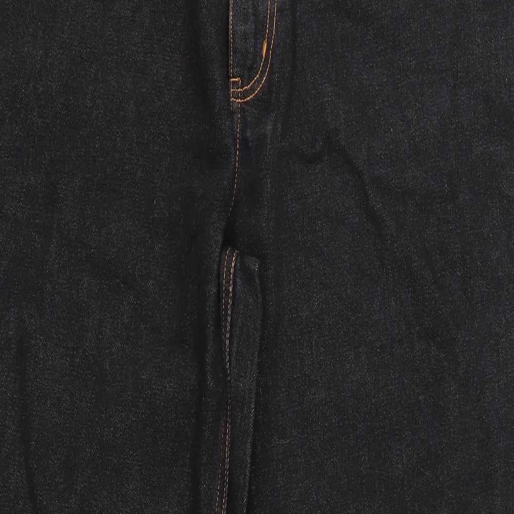 Nevada Womens Black  Denim Straight Jeans Size 18 L29 in