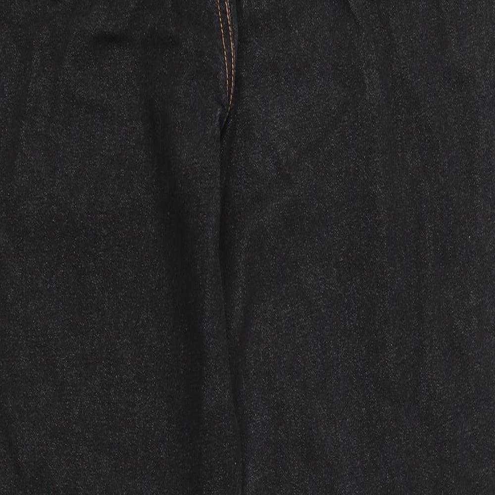 Nevada Womens Black  Denim Straight Jeans Size 18 L29 in