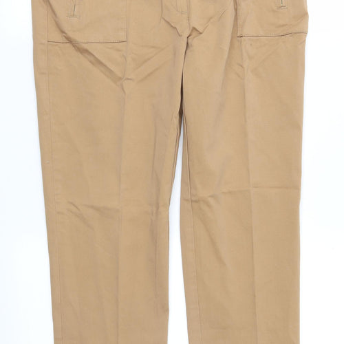 Preworn Womens Brown   Chino Trousers Size 2XL L27 in