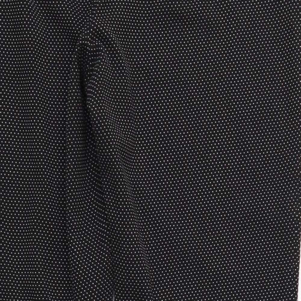 NEXT Womens Black Polka Dot  Trousers  Size 16 L30 in