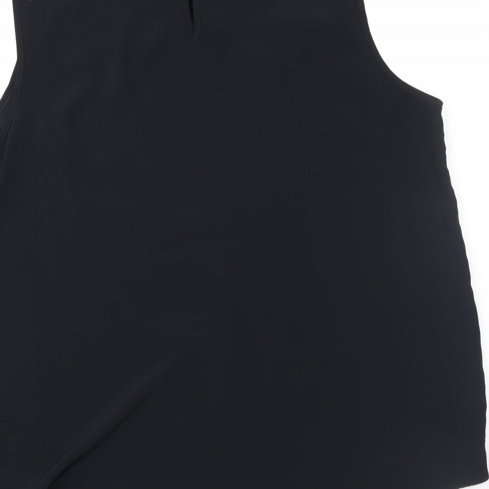 Dorothy Perkins Womens Black   Basic Blouse Size 16