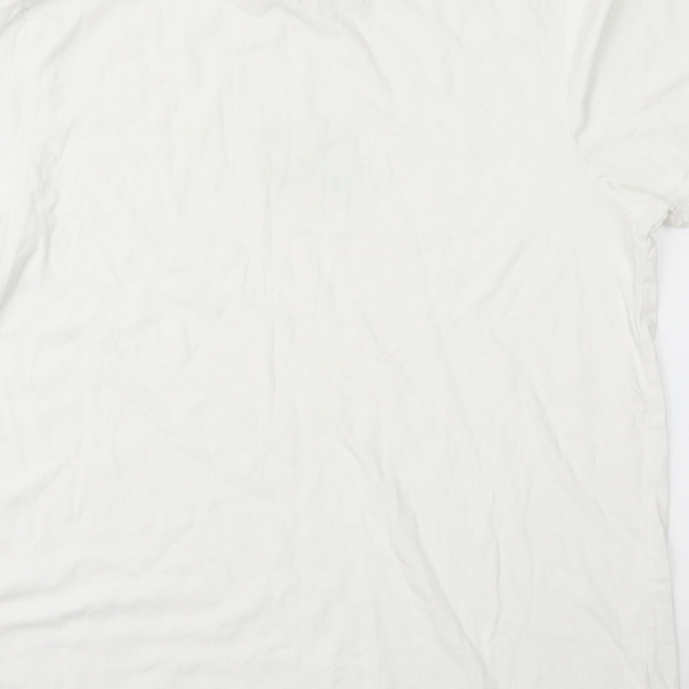 Burton Mens White  Jersey  T-Shirt Size L
