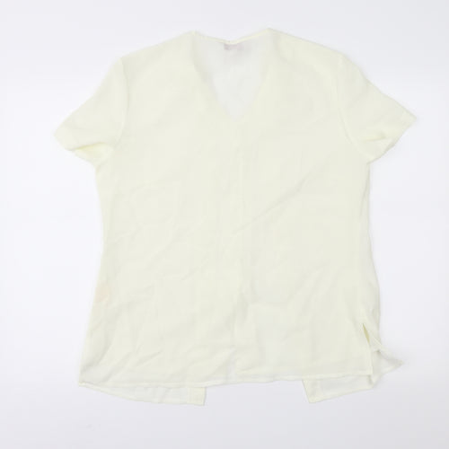 Bonmarché Womens Ivory   Basic Blouse Size 12