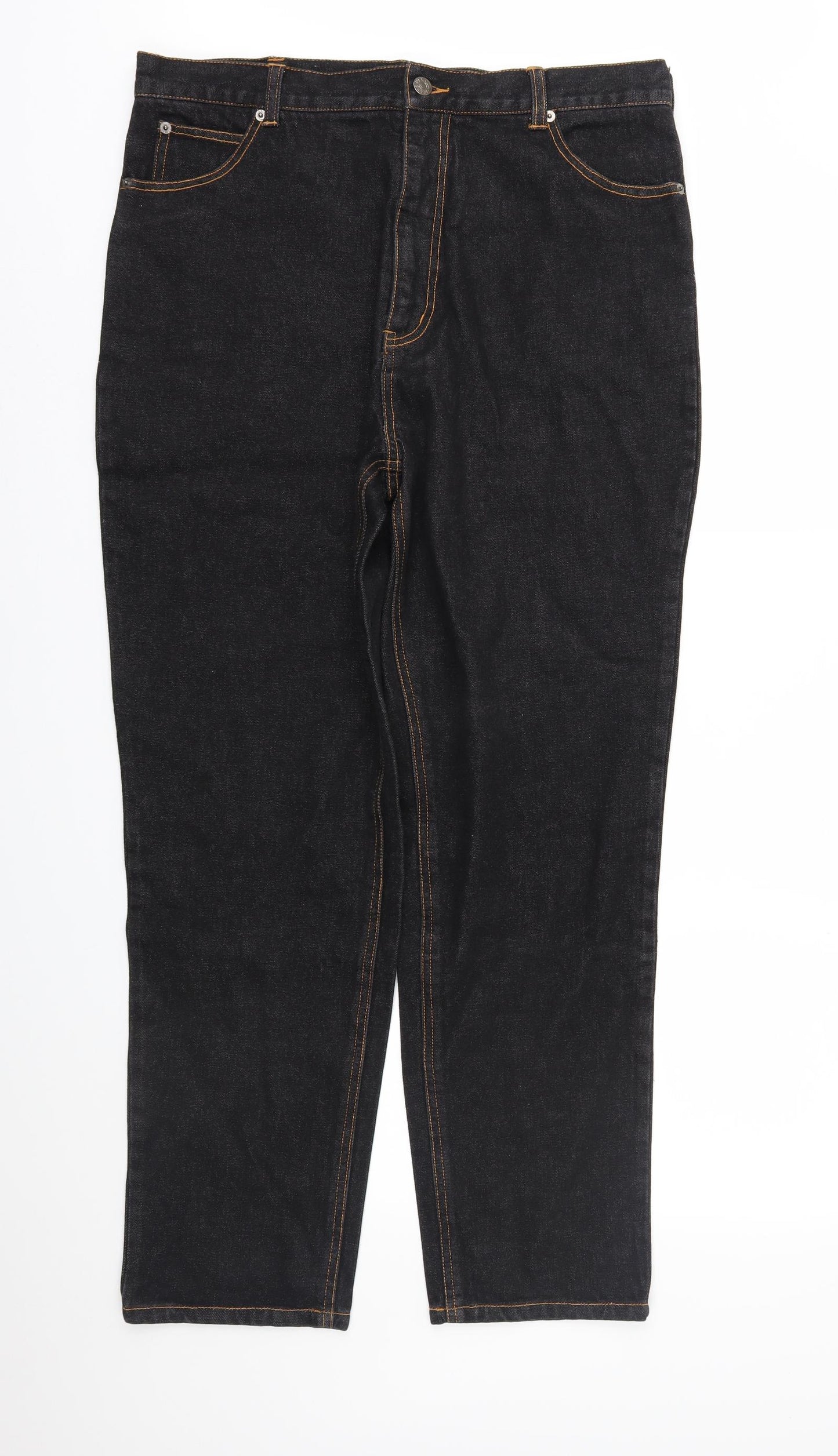 Nevada Womens Black  Denim Straight Jeans Size 18 L30 in