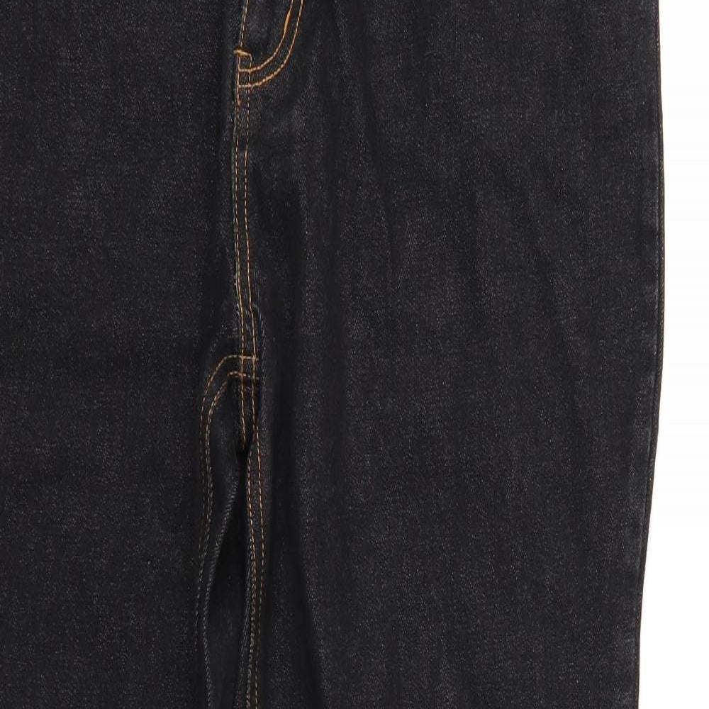 Nevada Womens Black  Denim Straight Jeans Size 18 L30 in