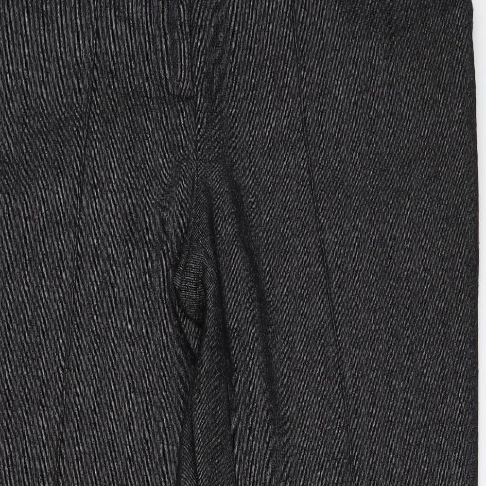 Sisley Womens Grey   Trousers  Size 14 L26 in