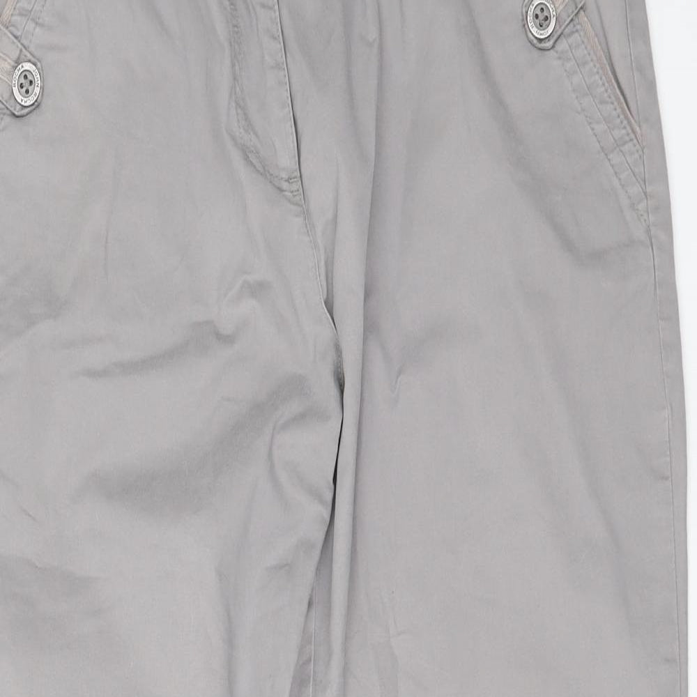 Debenhams Womens Grey   Trousers  Size 12 L26 in