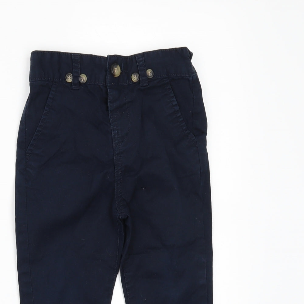 Matalan Boys Blue   Cargo Trousers Size 18-24 Months