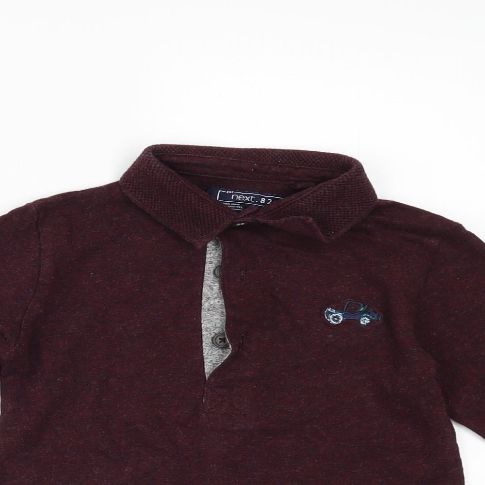 NEXT Boys Red   Basic Polo Size 18-24 Months