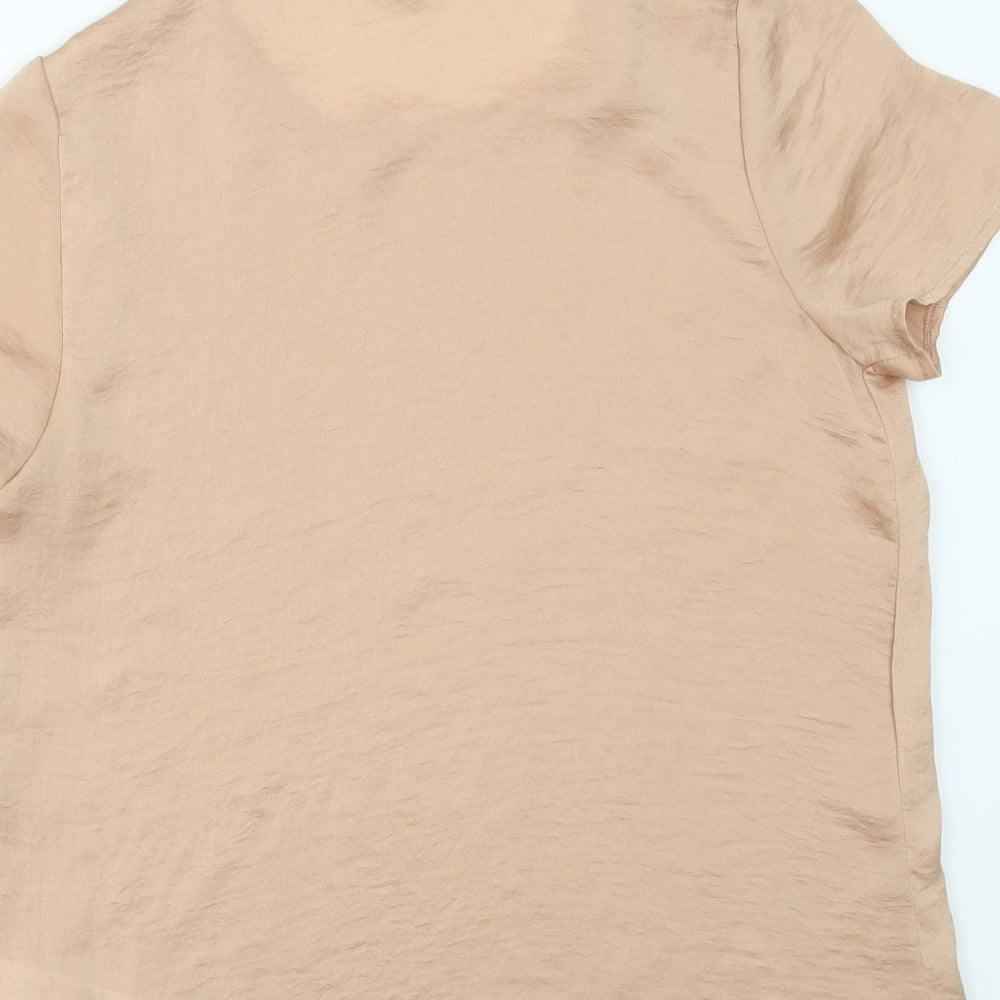 New Look Womens Orange   Tunic Blouse Size 8