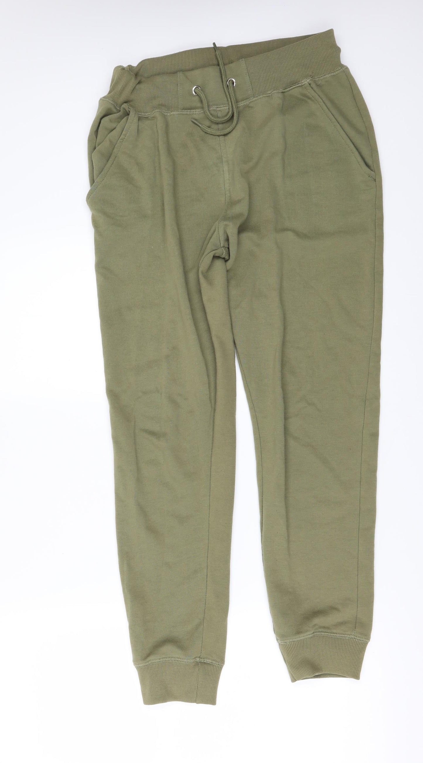 Missguided Womens Green   Jogger Trousers Size 10 L28 in