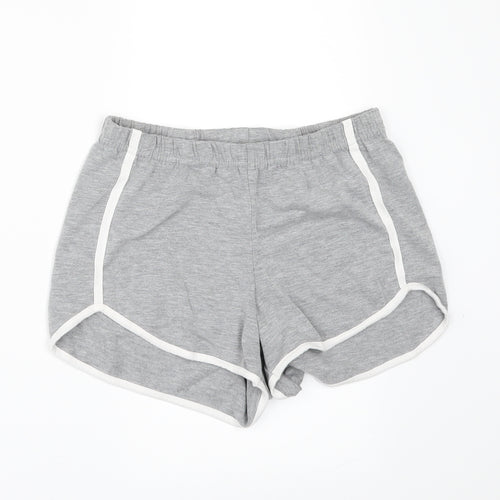 Boohoo Womens Grey   Hot Pants Shorts Size 8