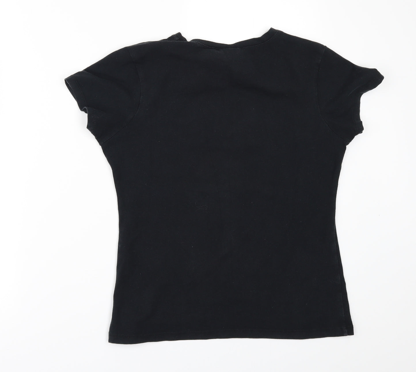 JERZEES Womens Black   Basic T-Shirt Size S  - I FEEL PRETTY