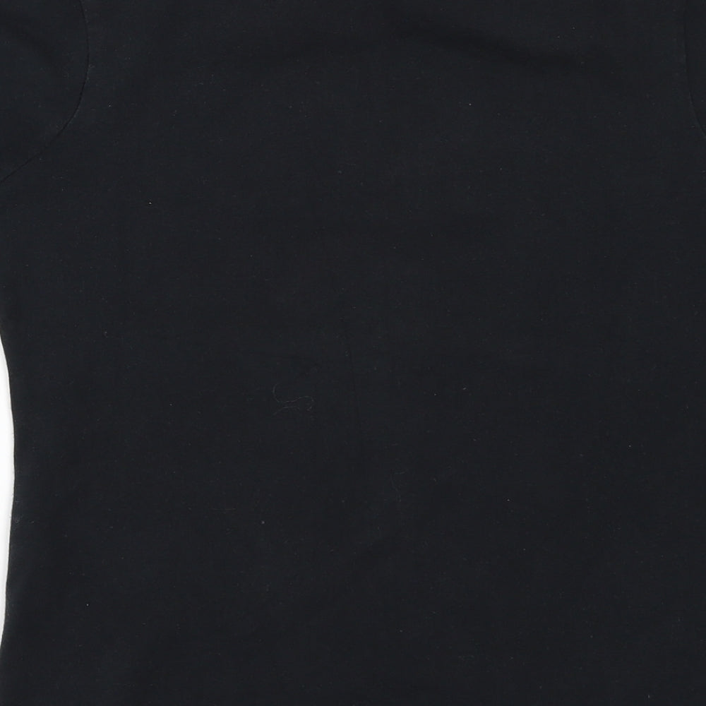 JERZEES Womens Black   Basic T-Shirt Size S  - I FEEL PRETTY