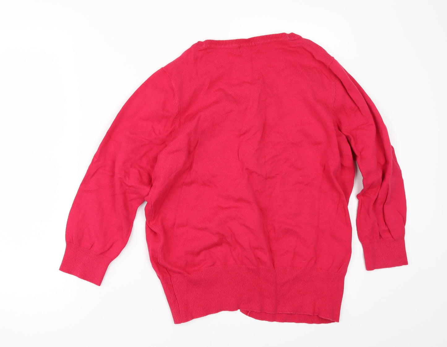 F&F Womens Red   Cardigan Jumper Size 18