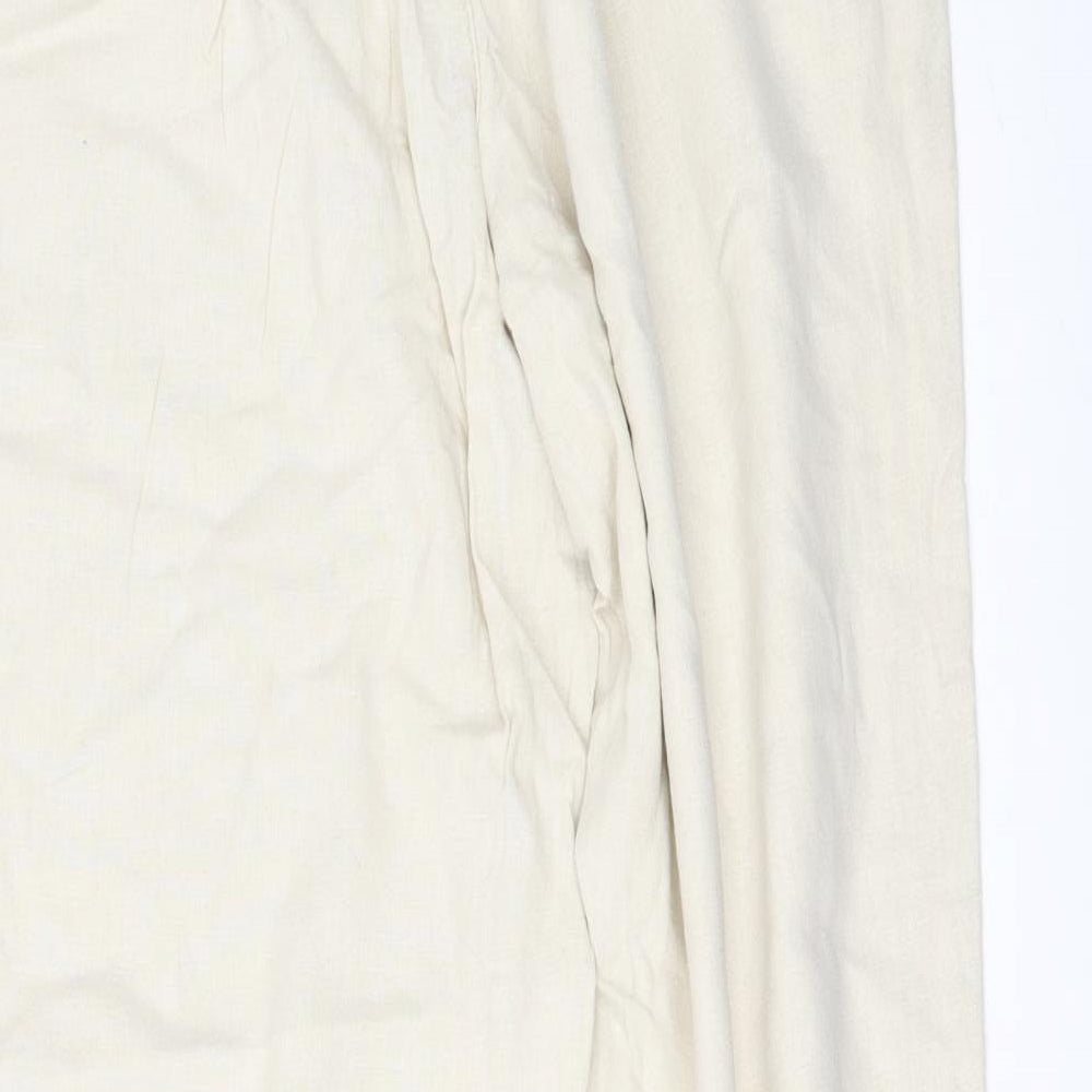 Primark Womens Beige   Trousers  Size 10 L27 in