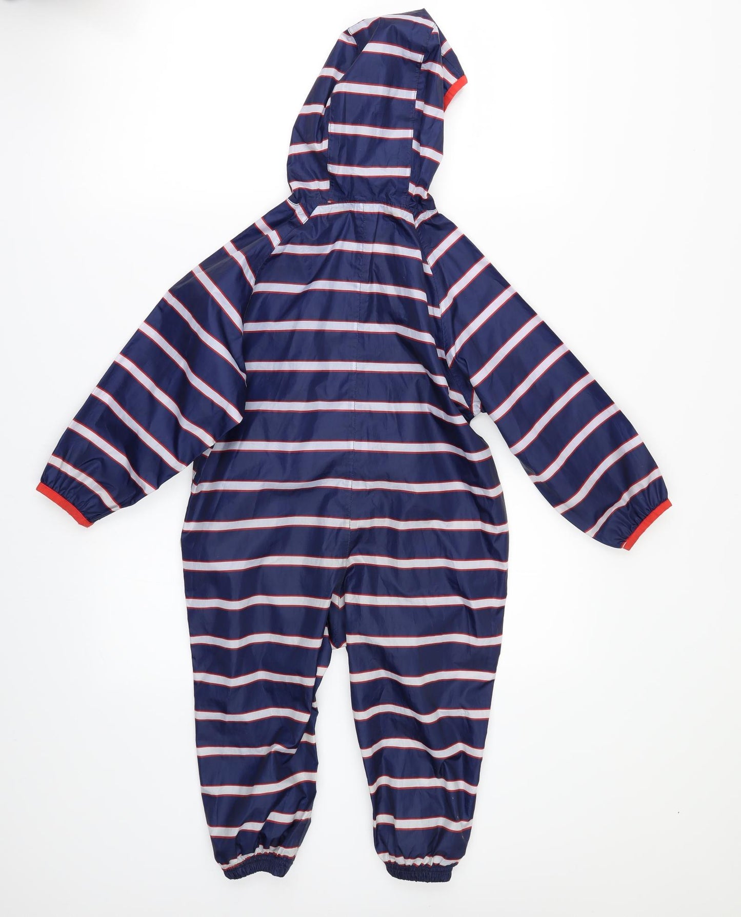 Muddy Puddles Boys Black Striped  Windbreaker Coatigan Size 18-24 Months