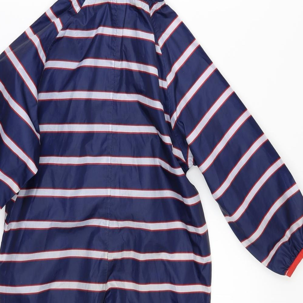 Muddy Puddles Boys Black Striped  Windbreaker Coatigan Size 18-24 Months
