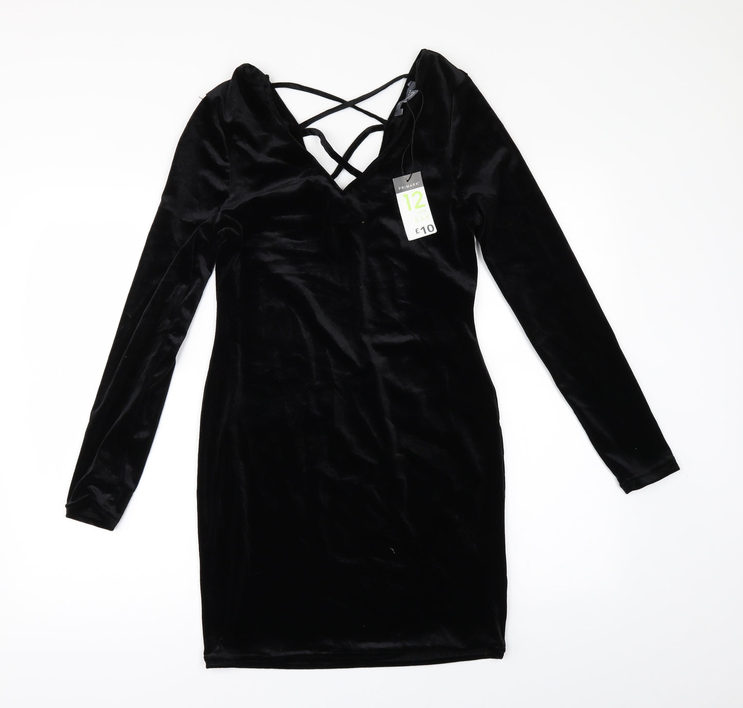 Primark Womens Black   Bodycon  Size 12