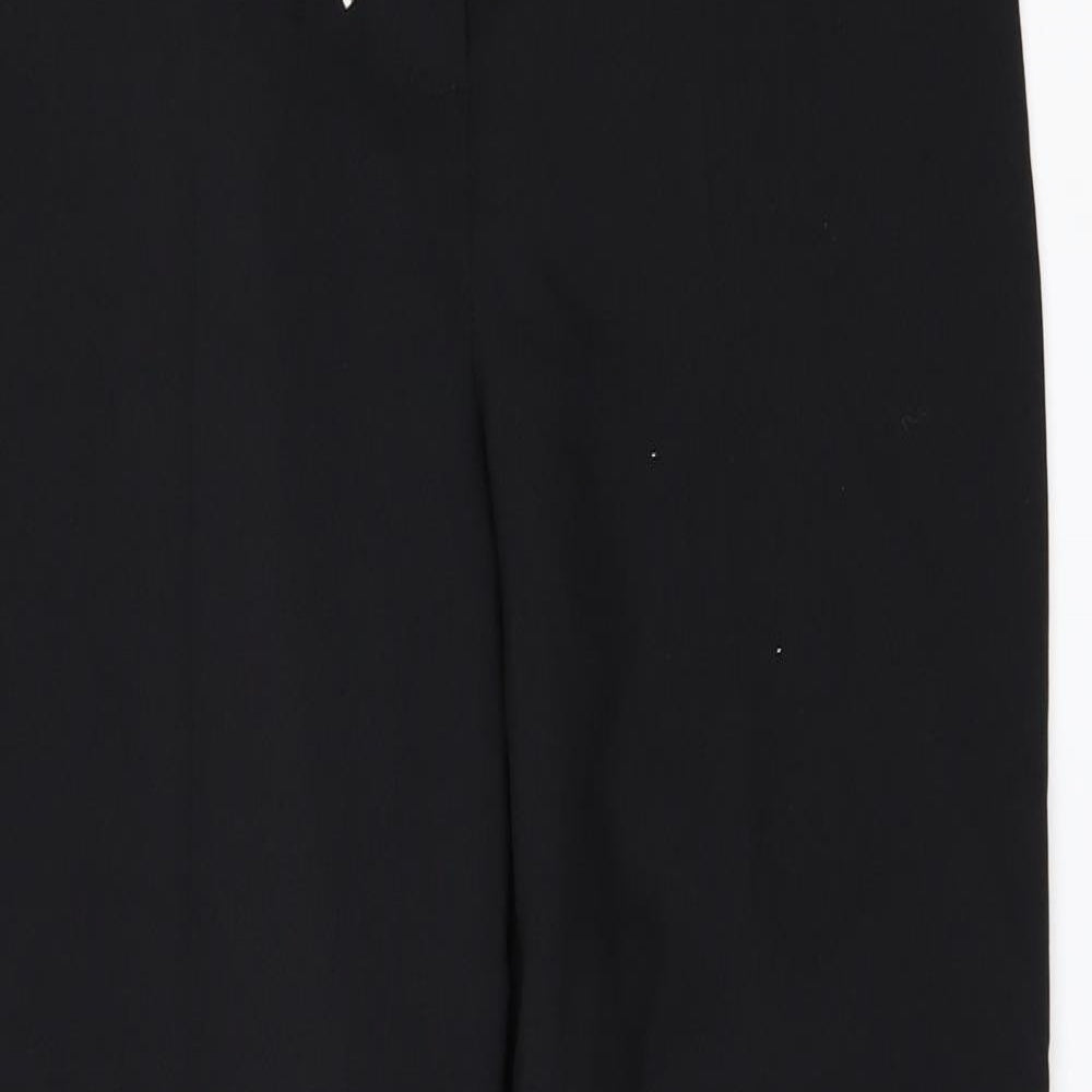 Papaya Womens Black   Trousers  Size 10 L26 in