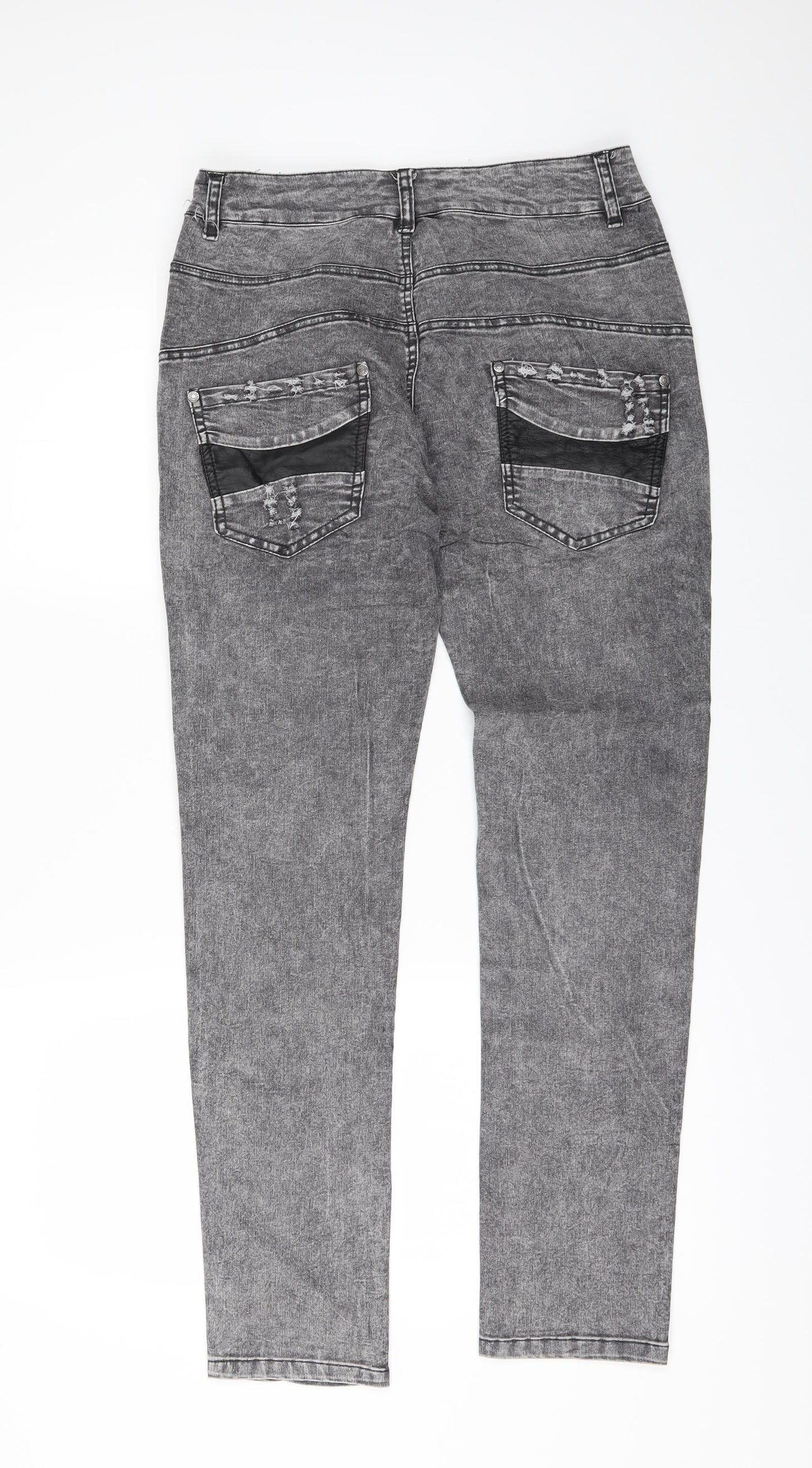 Best Emilie Womens Black  Denim Skinny Jeans Size S L29 in