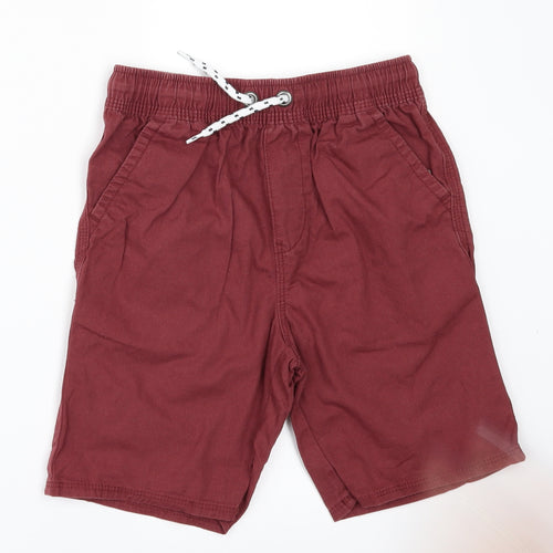 George Boys Red   Chino Shorts Size 7-8 Years