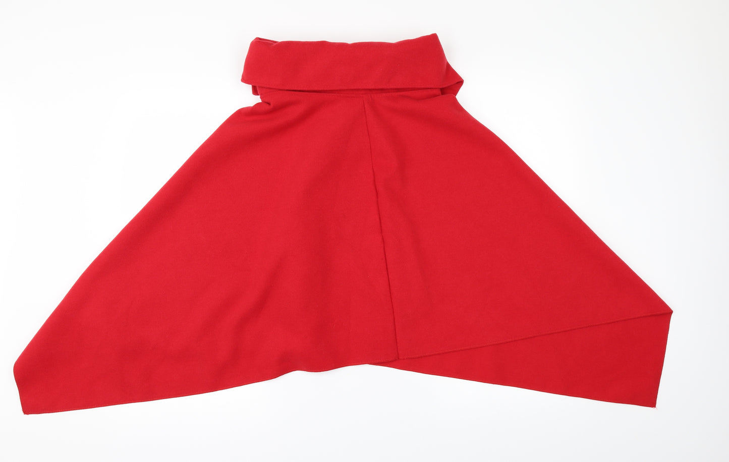Preworn Womens Red   Jacket Poncho One Size