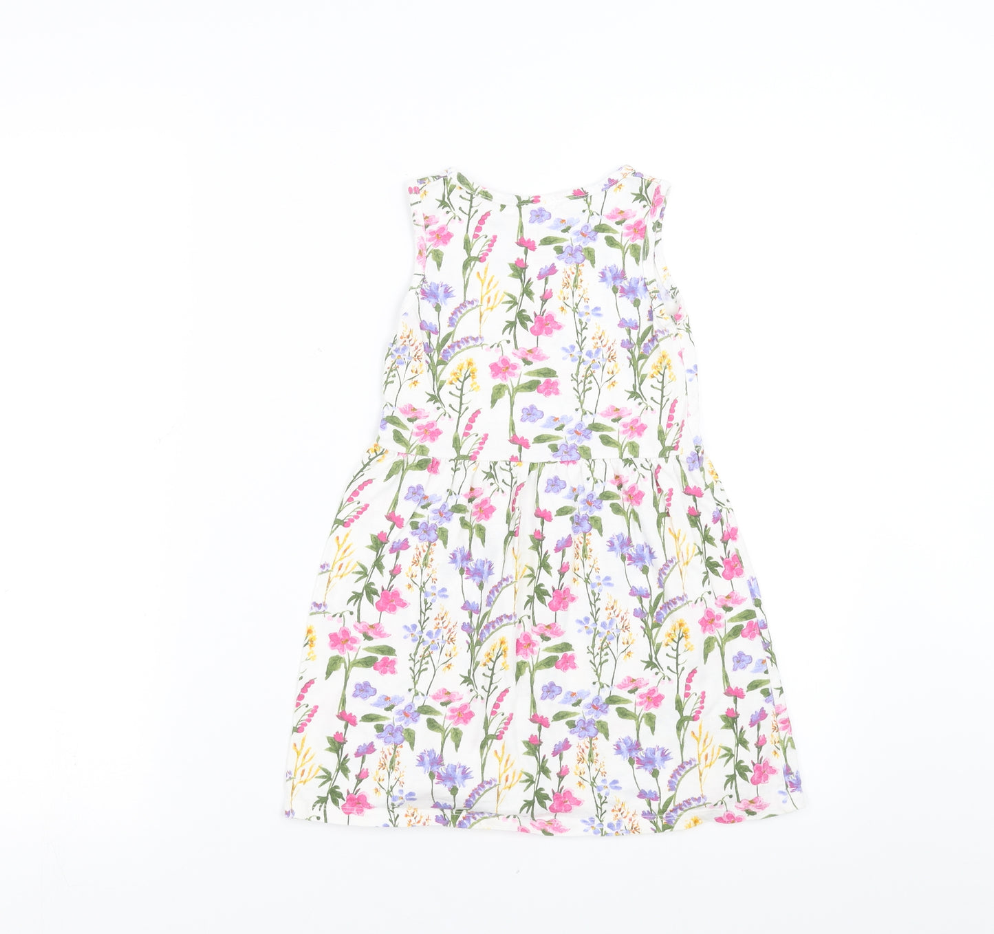 Evie Angel Girls Multicoloured Floral  Fit & Flare  Size 4 Years