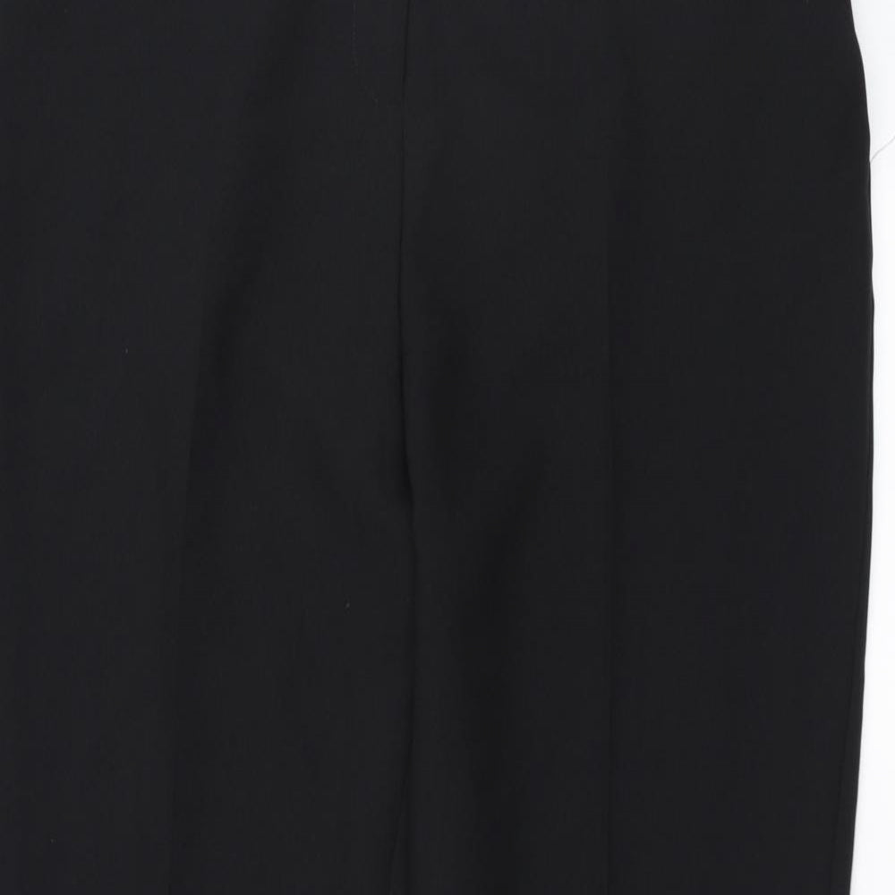 Peacocks Womens Black   Trousers  Size 16 L31 in - tapered