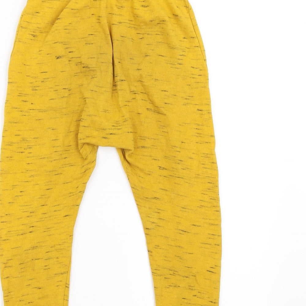 George Boys Yellow   Jogger Trousers Size 3-4 Years - Dinosaur