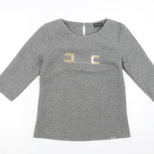xana Womens Grey   Pullover Sweatshirt Size 8