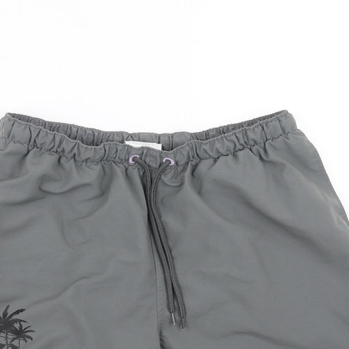 DECATHLON Mens Grey   Bermuda Shorts Size L - Swim Short