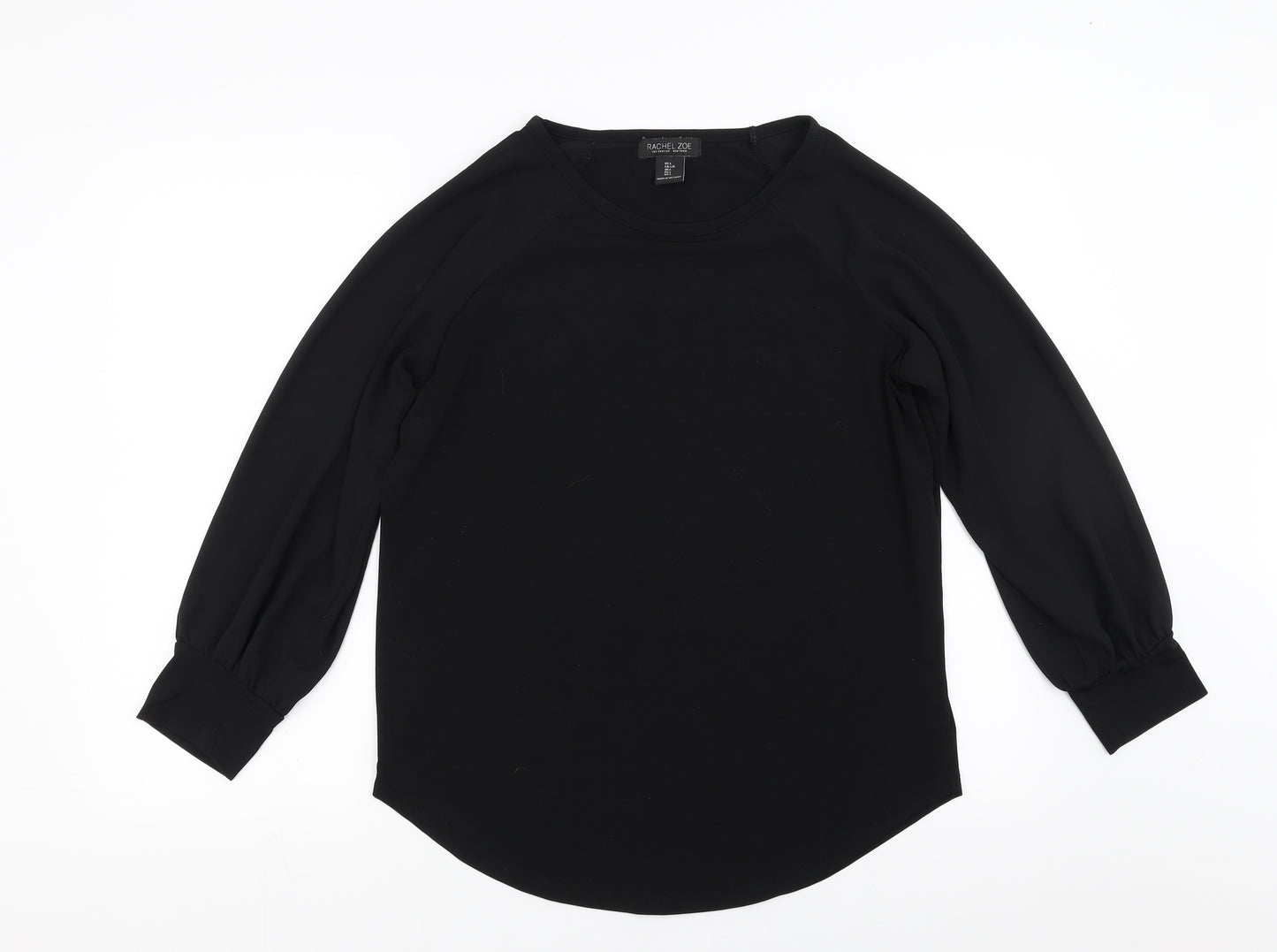 Rachel Zoe Womens Black   Basic Blouse Size L