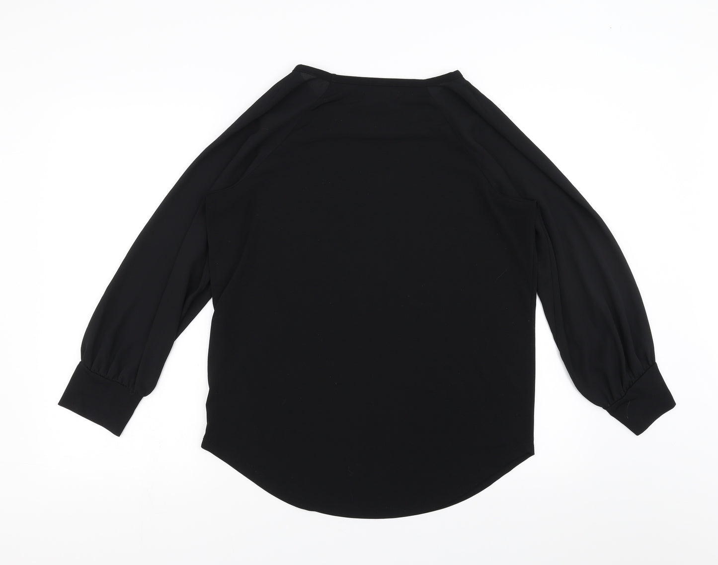 Rachel Zoe Womens Black   Basic Blouse Size L
