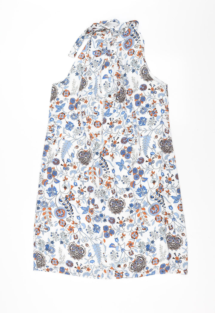 H&M Womens Multicoloured Floral Trapeze & Swing Size 12