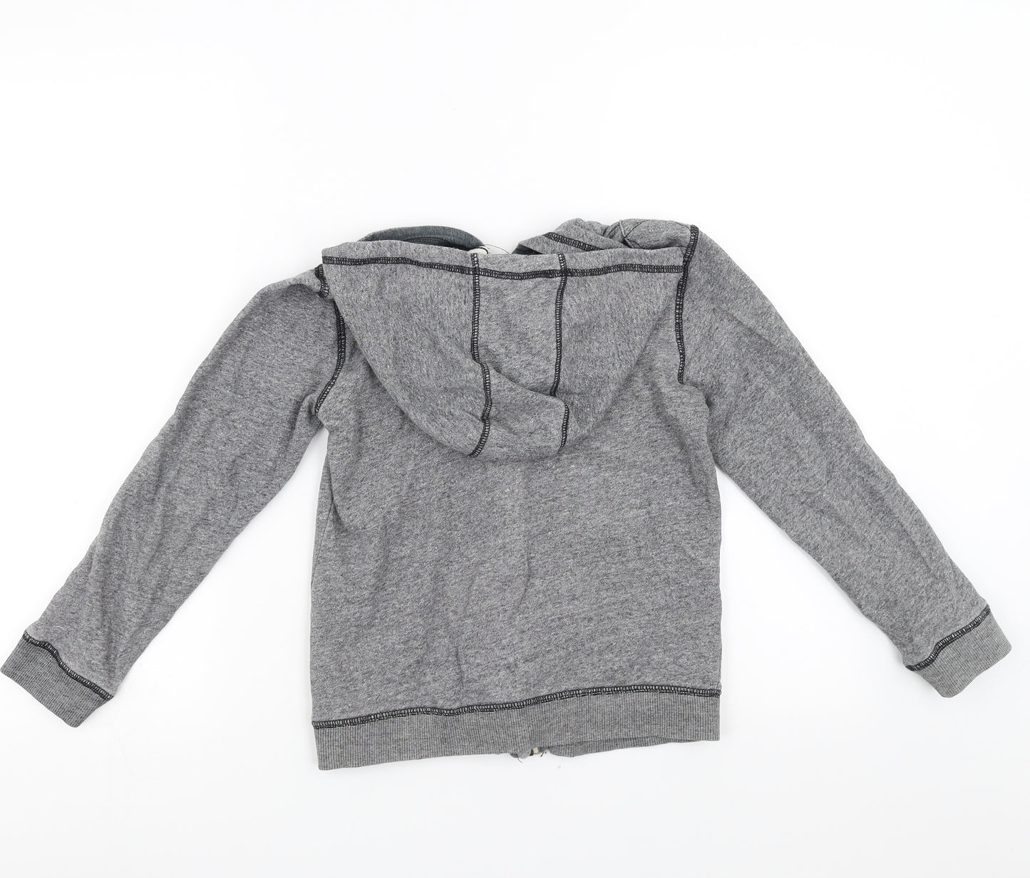George Boys Grey   Full Zip Hoodie Size 7-8 Years