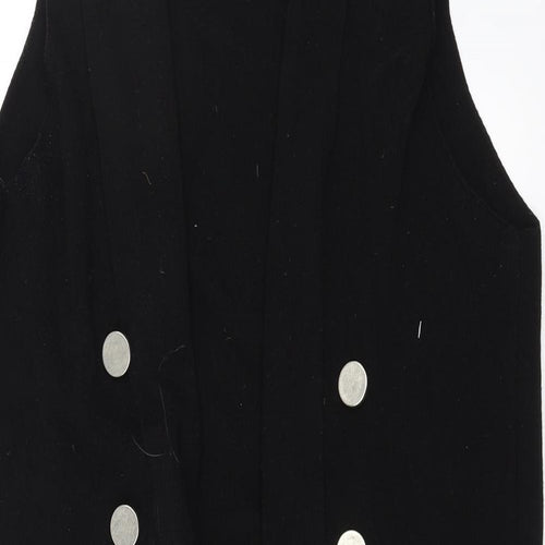 Primark Womens Black   Cardigan Jumper Size S  - Button Detail