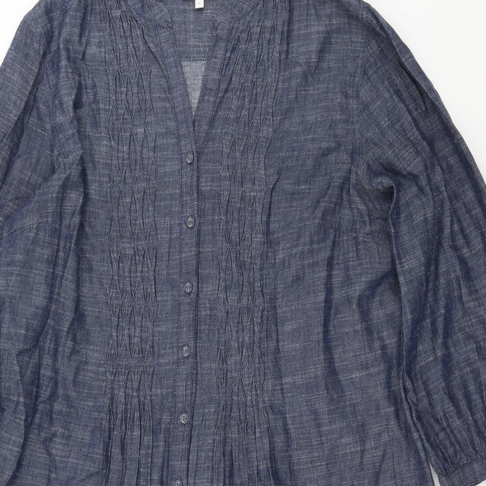 EAST Womens Blue  Denim Shirt Dress  Size 16