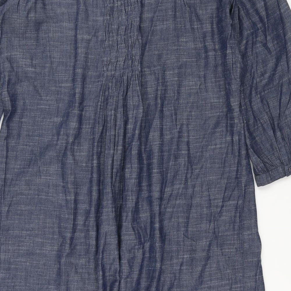 EAST Womens Blue  Denim Shirt Dress  Size 16