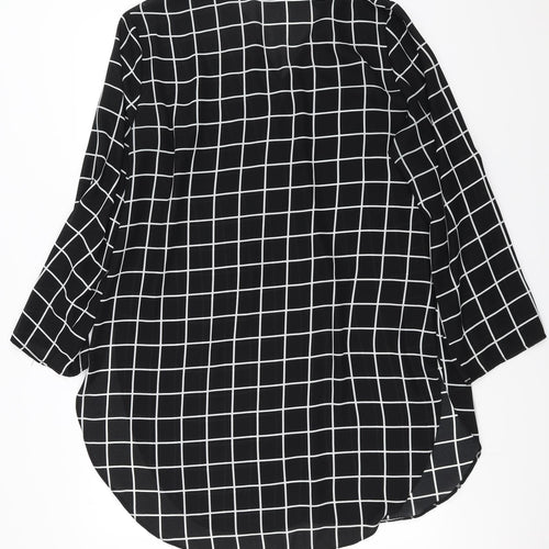 Papaya Womens Blue Check  Shirt Dress  Size 18