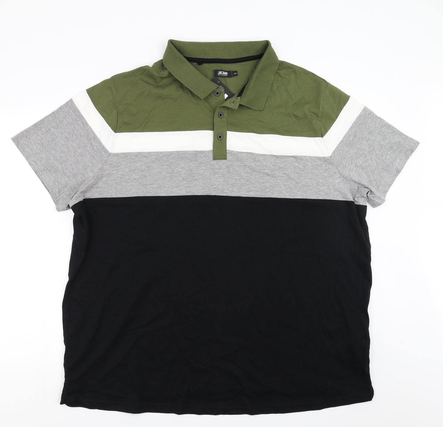 Jacamo Mens Black    Polo Size 2XL