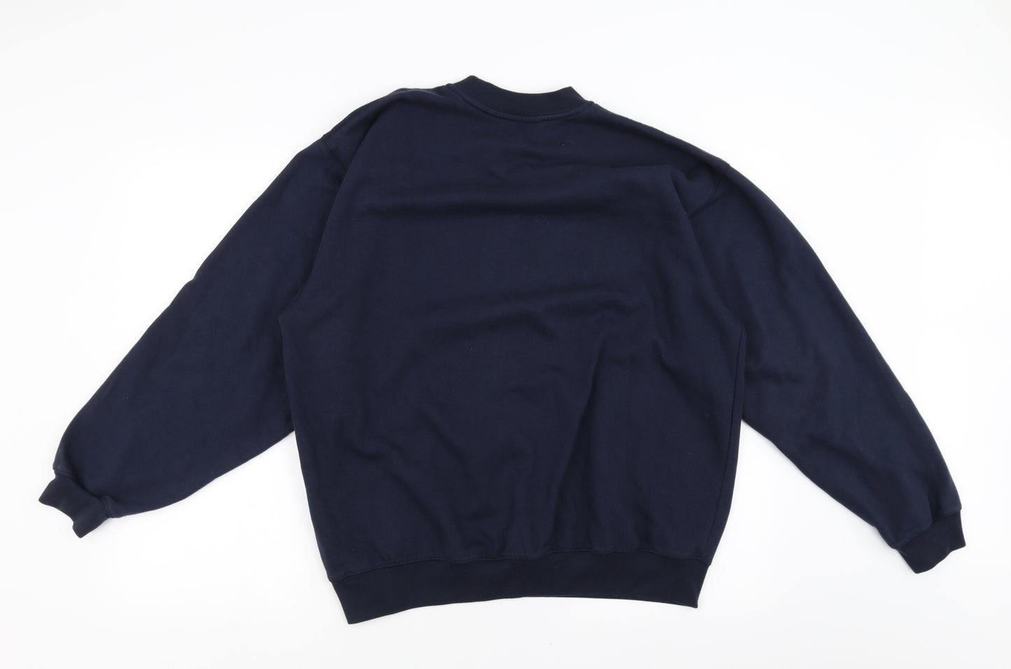 Reebok Mens Blue   Pullover Sweatshirt Size M