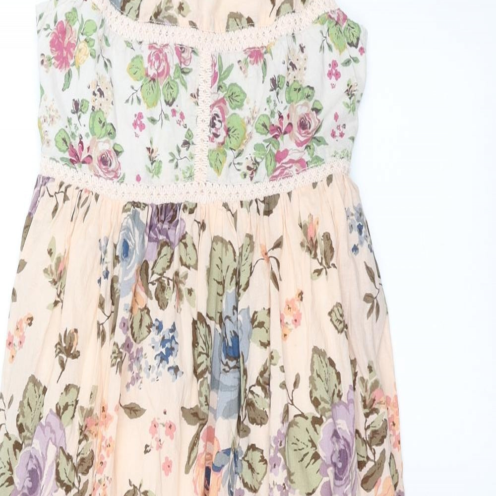 NEXT Girls Pink Floral  Maxi  Size 8 Years