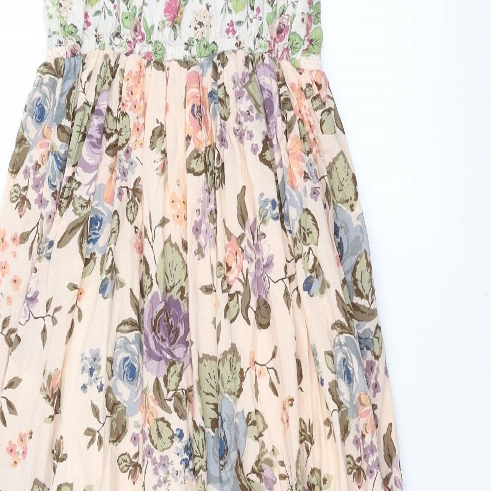 NEXT Girls Pink Floral  Maxi  Size 8 Years