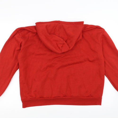 Primark Womens Red   Pullover Hoodie Size L  - make better choices